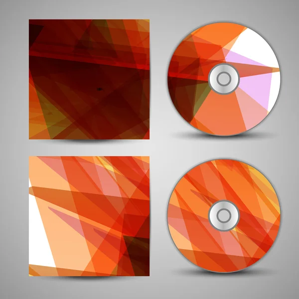 Vektor-CD-Cover-Set für Ihr Design — Stockvektor