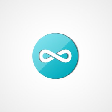 soyut sonsuz web simgesi