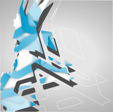 fütüristik arka plan, geometrik şekil.