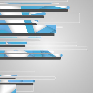 soyut futuristik geometrik şekiller