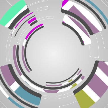 fütüristik teknoloji tasarım için arka plan