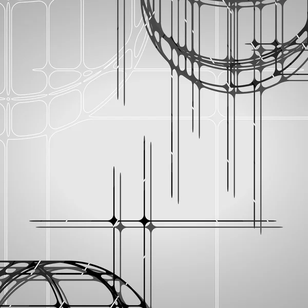 Círculos abstractos fondo — Archivo Imágenes Vectoriales