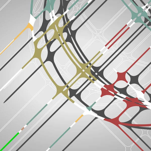 Círculos abstractos fondo — Vector de stock