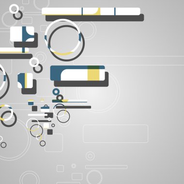 Renkli soyut çember arkaplanı