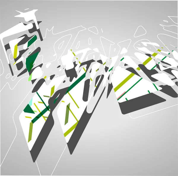 Futuristisk baggrund, geometrisk illustration . – Stock-vektor