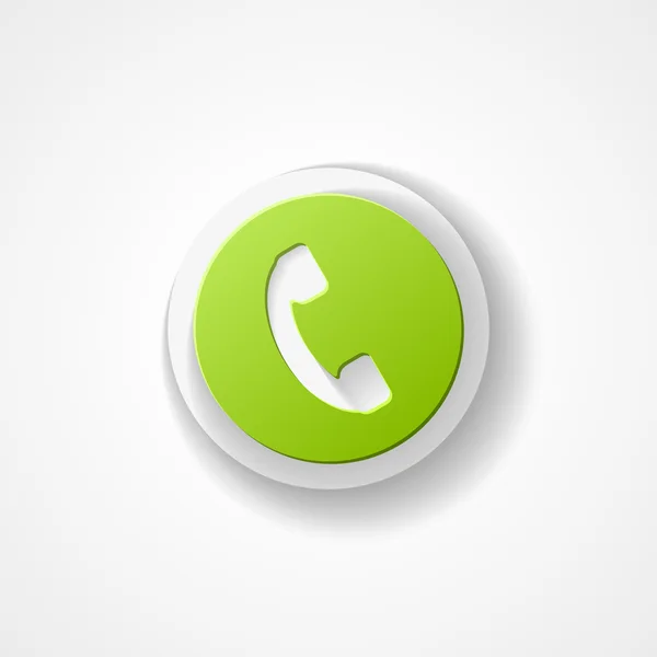 Web telefoonpictogram — Stockvector