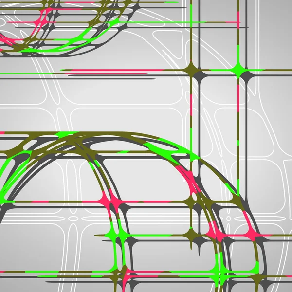 Abstracte cirkels achtergrond — Stockvector