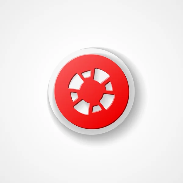 Lifebuoy icono web — Vector de stock