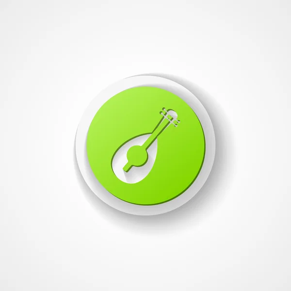 Ukulele icono web — Vector de stock