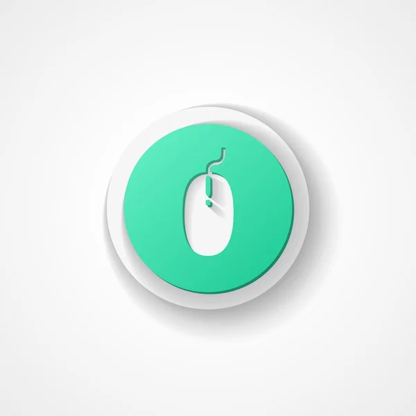 Computer icona web del mouse — Vettoriale Stock
