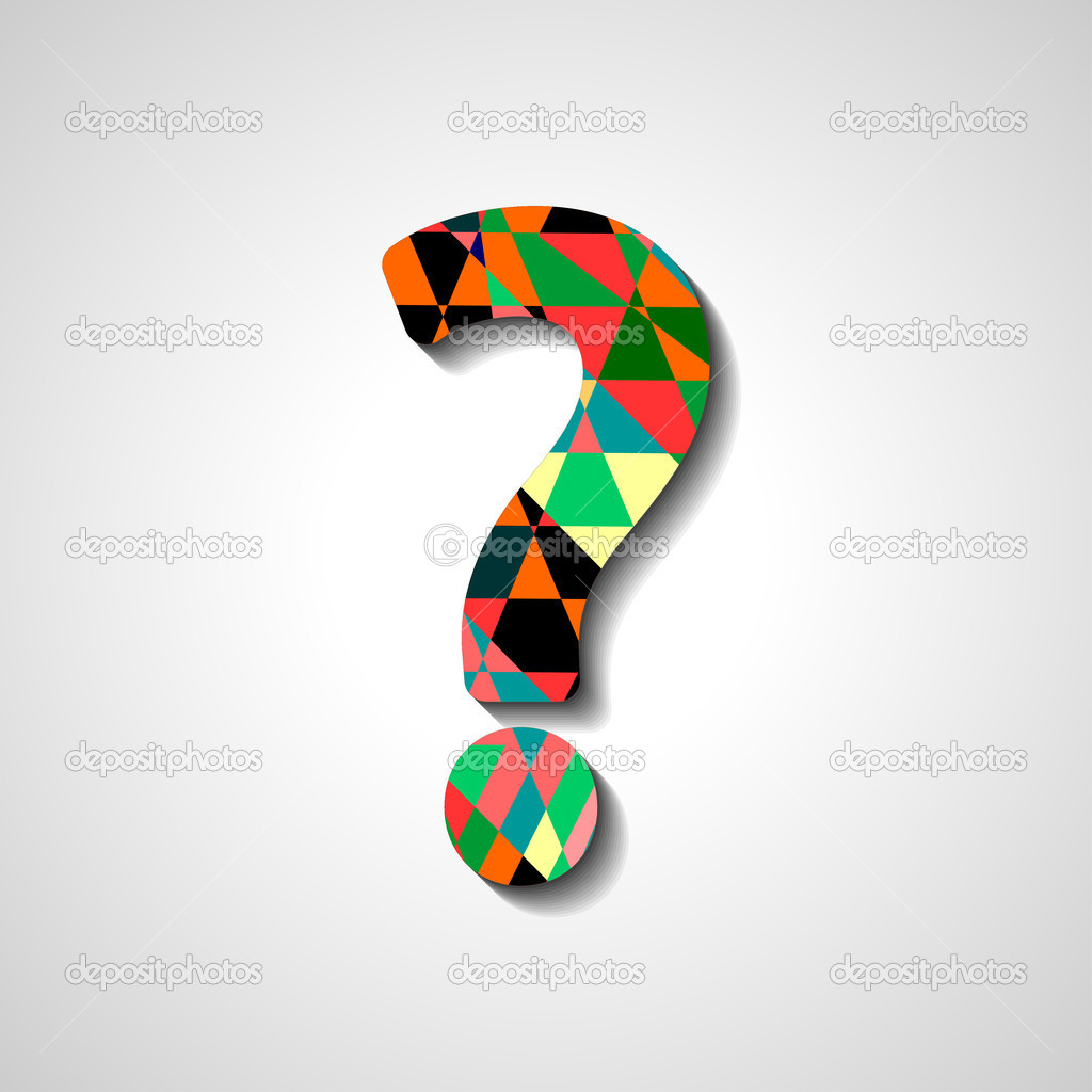 Abstract question mark