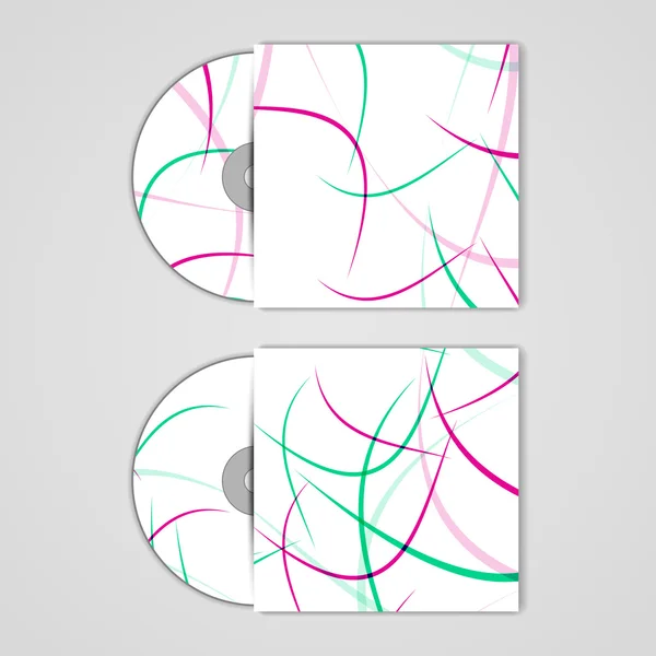 Conjunto de cubierta de cd vectorial para su diseño — Archivo Imágenes Vectoriales