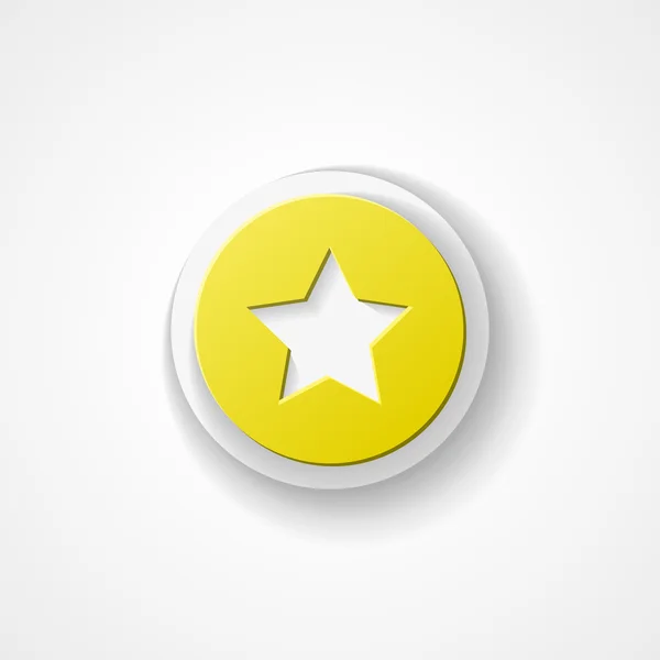 Star  web icon — Stock Vector