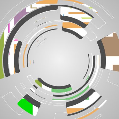 fütüristik teknoloji tasarım için arka plan