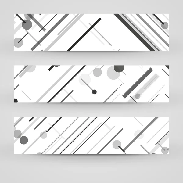 Conjunto de banner vectorial para su diseño — Vector de stock