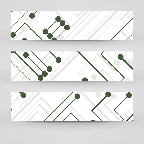 Conjunto de banner vectorial para su diseño — Vector de stock