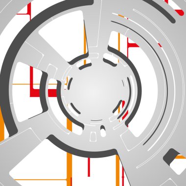 fütüristik teknoloji tasarım için arka plan