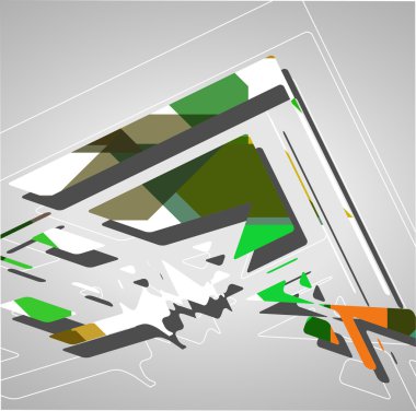 Soyut geleceksel arkaplan