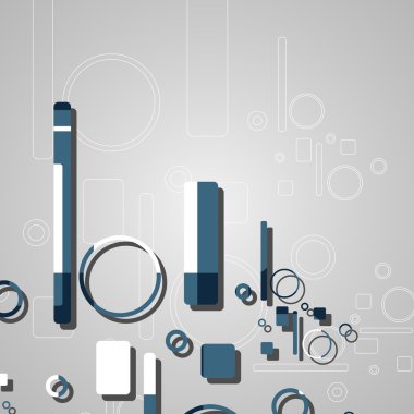 Renkli soyut çember arkaplanı