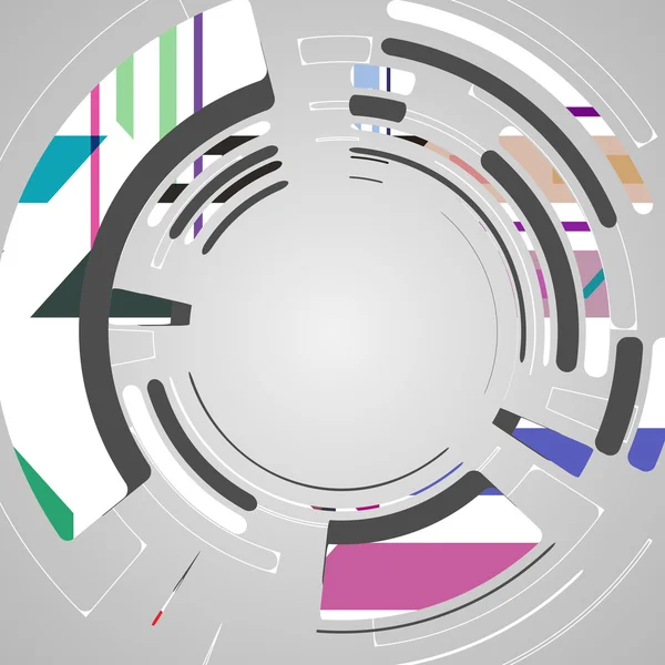 未来的な技術設計のための抽象的な背景 — ストックベクタ