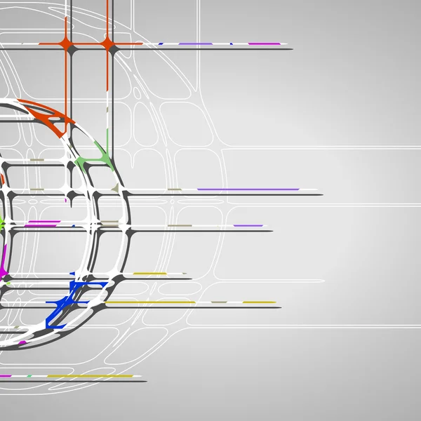 Círculos abstractos fondo — Archivo Imágenes Vectoriales