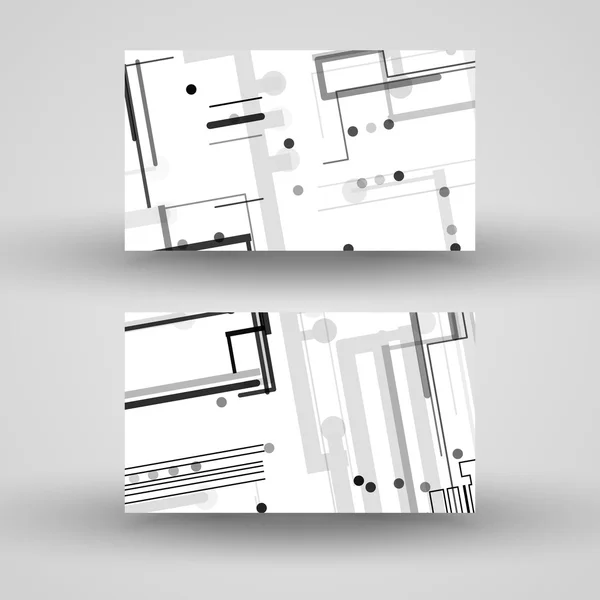 Set de cartes de visite vectorielles pour votre design — Image vectorielle