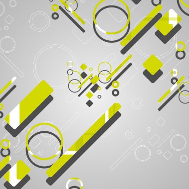 Renkli soyut çember arkaplanı