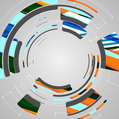 fütüristik teknoloji tasarım için arka plan