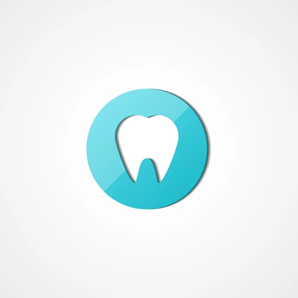 Tooth web icon — Stock Vector