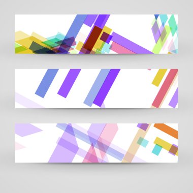 vektörel banner tasarımınız için ayarla