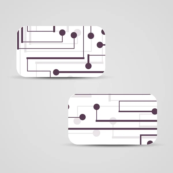 Vector business-card  set for your design — Stock Vector