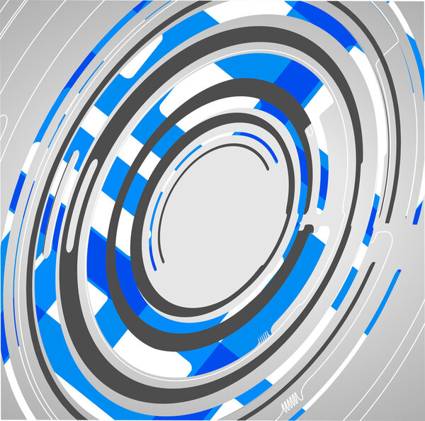 Абстрактные технологические круги
