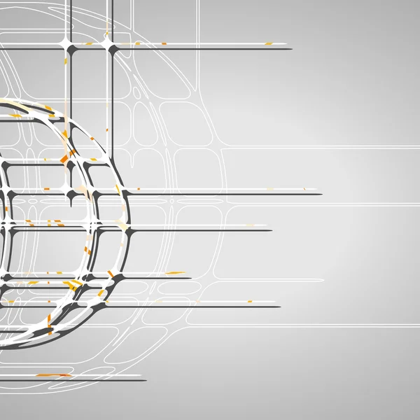 Cercles abstraits fond — Image vectorielle