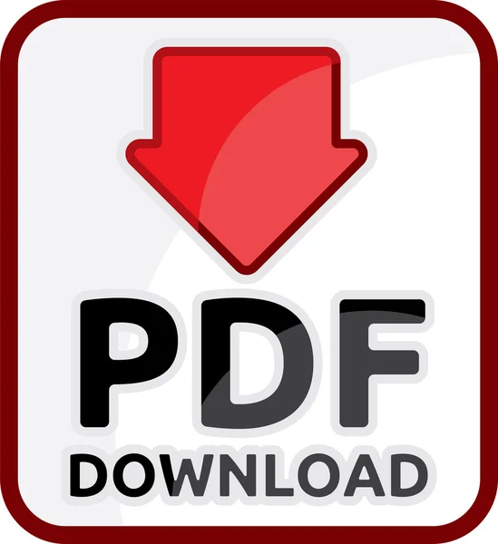 PDF Pobierz za darmo web icon — Wektor stockowy