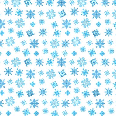 beyaz mavi kar taneleri