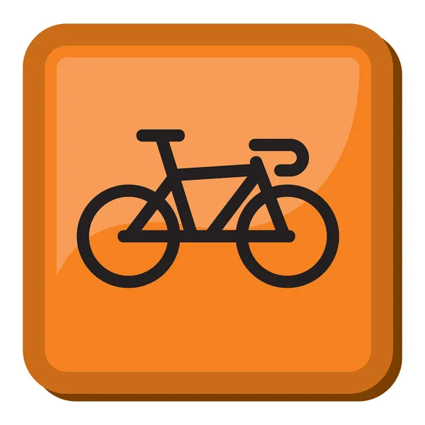 Icono de bicicleta - icono de bicicleta — Archivo Imágenes Vectoriales