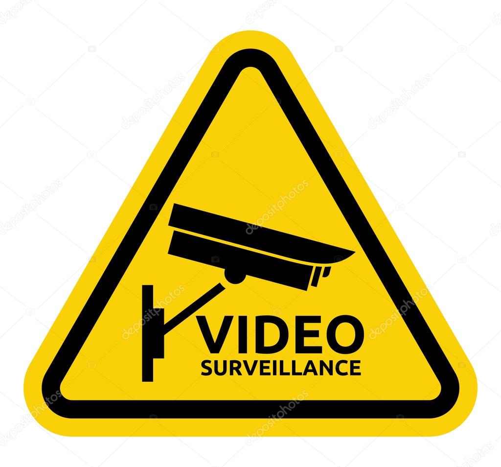 Video surveillance sign