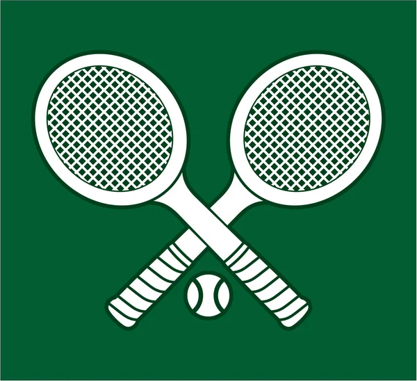 Raquetas de tenis — Vector de stock