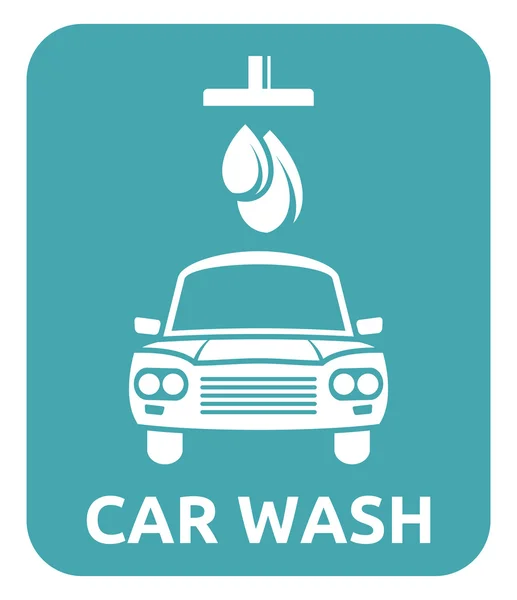 Icono de lavado de coche — Vector de stock
