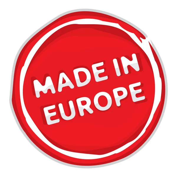 Made In The EU Stamp — Stock Vector