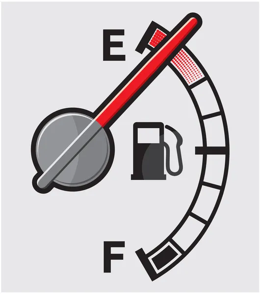 Depósito de gas vacío — Vector de stock