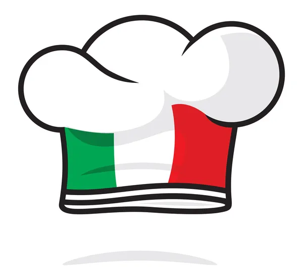 Chapeau de chef italien — Image vectorielle