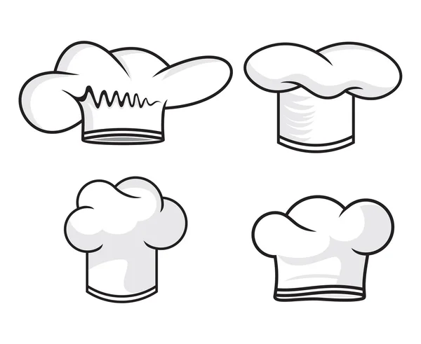 Chef hat collection — Stock Vector