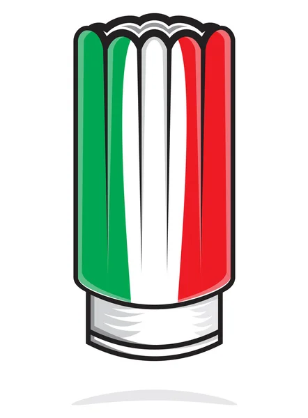 Italian chef hat — Stock Vector