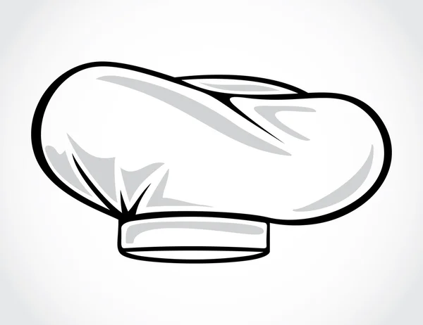 Menú de diseño sombrero de chef con tenedor, cuchara, cuchillo y bigote