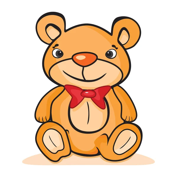 Osito de peluche — Vector de stock