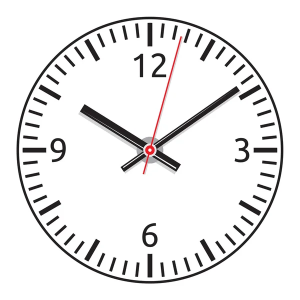 Wektor zegar stawić czoło - łatwa zmiana czasu — Wektor stockowy