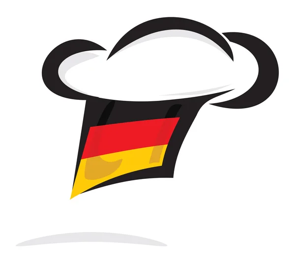 Alemania sombrero de chef — Archivo Imágenes Vectoriales