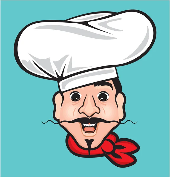 Comic Chef — Stock Vector