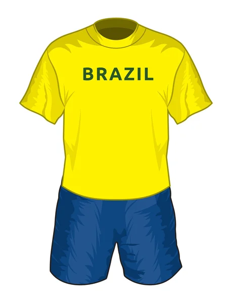 Uniforme de fútbol — Vector de stock